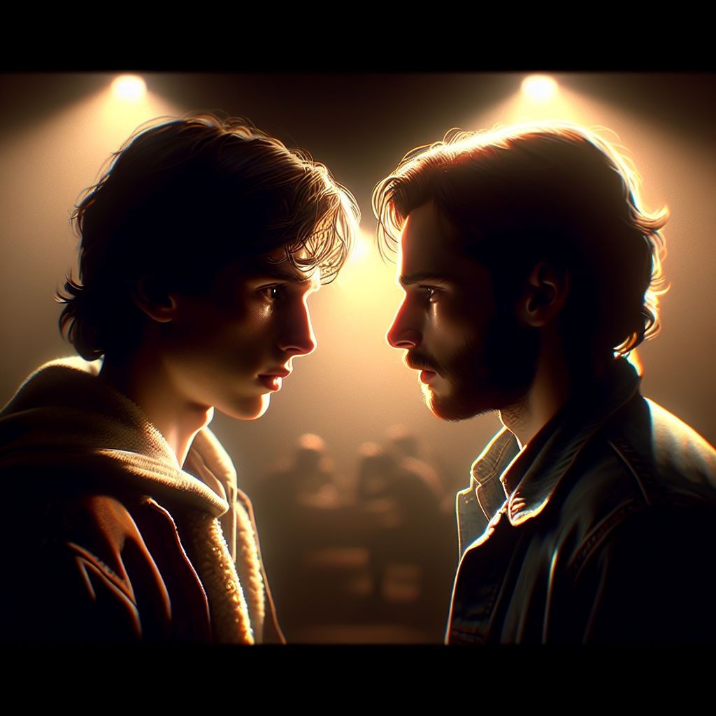 Digital art 4k scene from a movie: In a surprising turn of events, Sam and the protagonist found themselves engaged in an unexpected passionate encounter that led to an exploration of various sexual activities.
