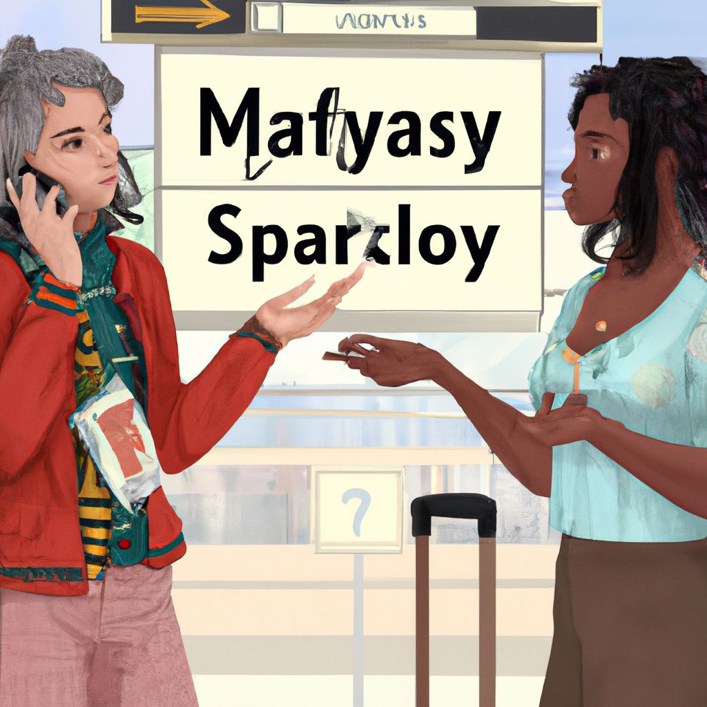Digital art, A woman, who seems to know Mallory's preferred name is Stacey without having been told, calls her by that name multiple times, prompting confusion and discussion with her sister Madison before boarding a flight.