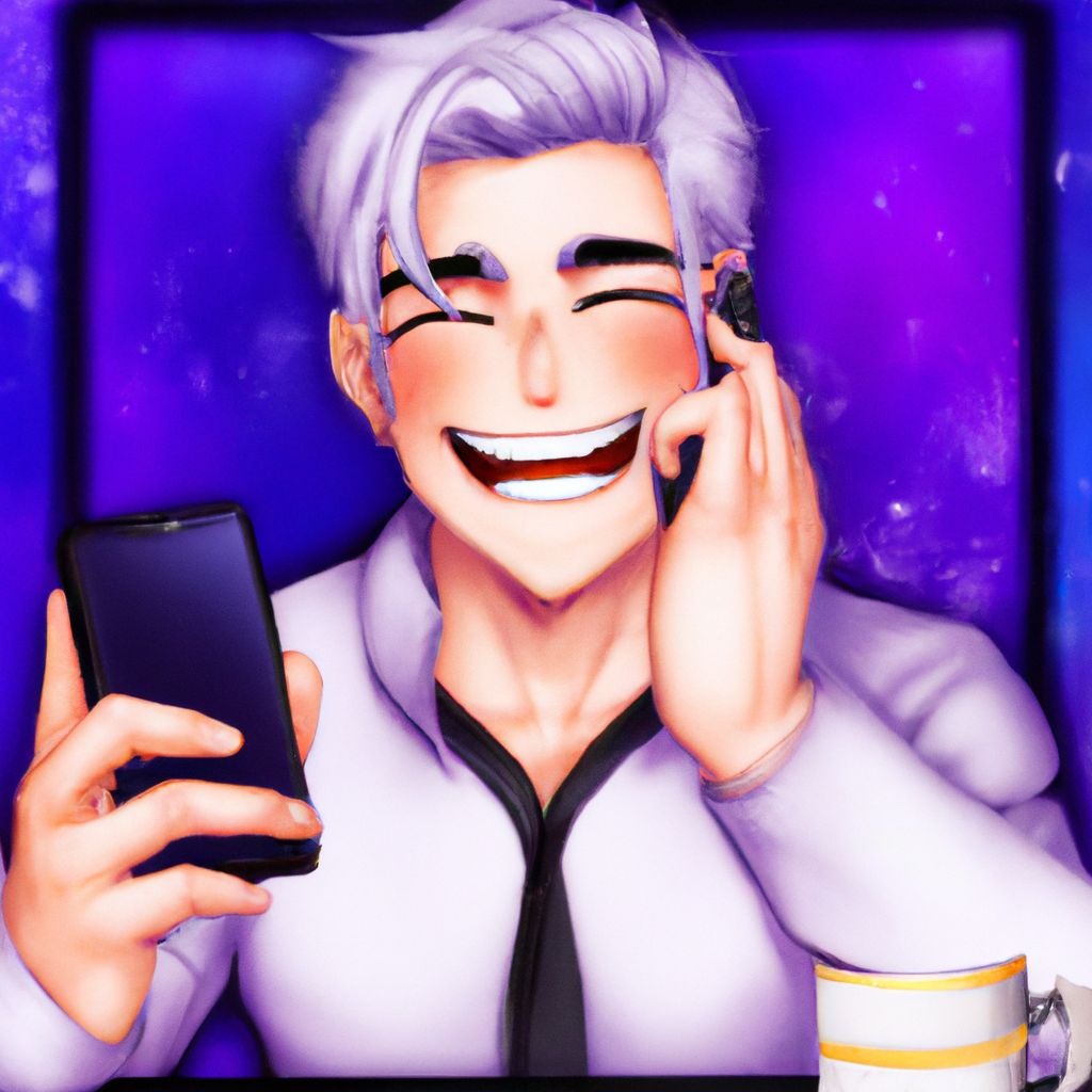 Digital art, He gets a message from a married couple he knows, asking if he wants to meet up for coffee and have them mentor him in having a relationship while still keeping up with his spiritual walk, and then they mention 'since there's a Shiro in the picture now, and all' - leaving him laughing so hard he wakes himself up!
