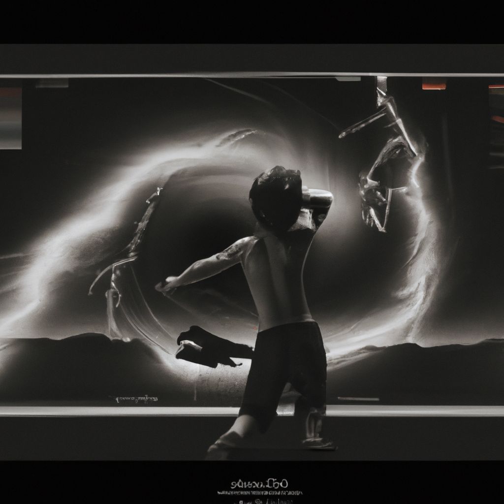 Digital art, A person wakes up from a chaotic dream where they were held captive by a mysterious man claiming to be Jesus and forced to endure horrifying experiences, eventually becoming friends with him and assisting in capturing others, only to realize that their actions have consequences when they are poisoned and narrowly escape capture, leading to a high-speed car chase and a sudden awakening with vivid memories of the dream.