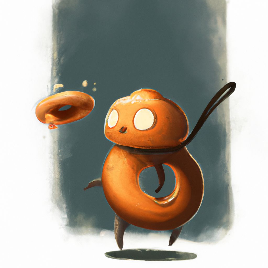 I stabbed someone with a bagel!, digital art