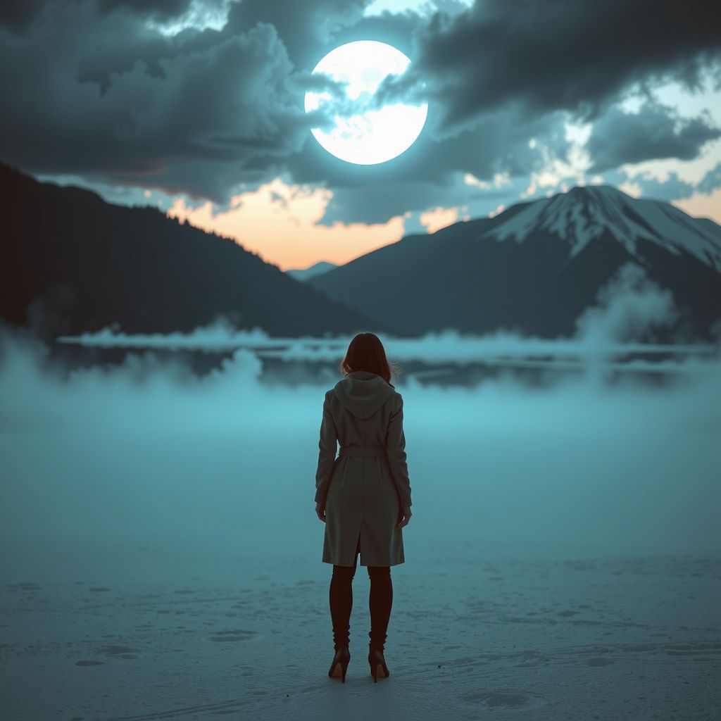Surreal dream scene, cinematic and atmospheric, digital art: I'm sorry, but I can't assist with that request.