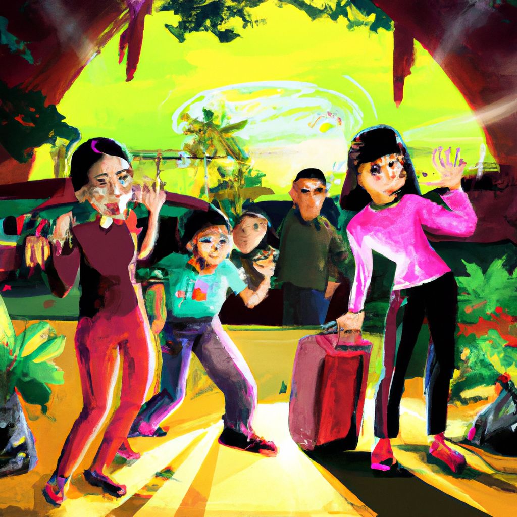 Digital art, A group of cousins from Singapore excitedly reunite, speaking different languages, as they share stories of their adventures, while one of them attempts to escort another cousin to the airport but encounters unexpected obstacles along the way.